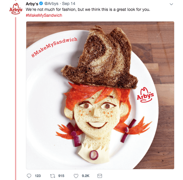 Wendy's sandwich Twitter