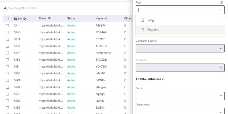 short links create structured data