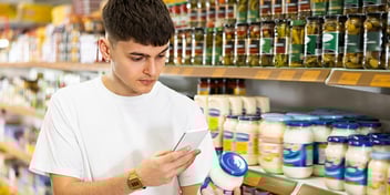 Food production transparency via connected packaging
