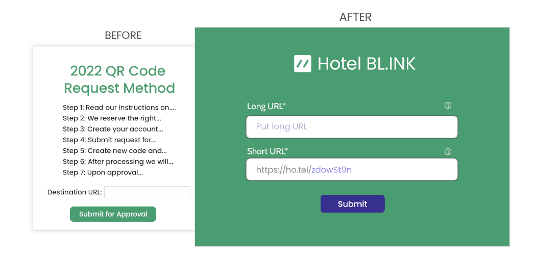 short-link-in-1-step-BEFORE and AFTER-Hotel