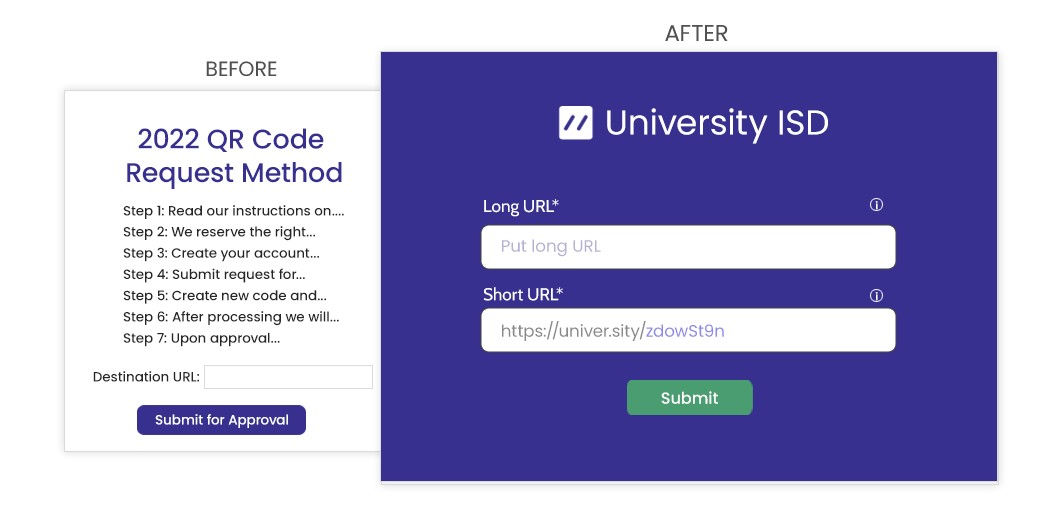 short-link-in-1-step-BEFORE-and-AFTER-UniversityISD
